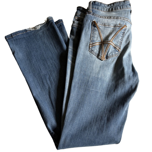 Kut From The Kloth Blue Bootcut Mid Rise Jeans 12 - Picture 12 of 12